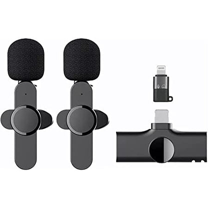 K9 Wireless Lavalier Microphone Single & Dual | Plug-and-Play Mic for Android & iPhone