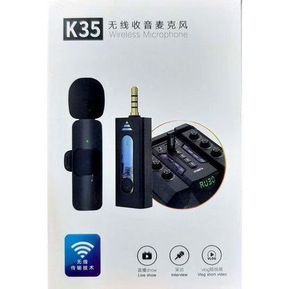 K9 Wireless Lavalier Microphone Single & Dual | Plug-and-Play Mic for Android & iPhone