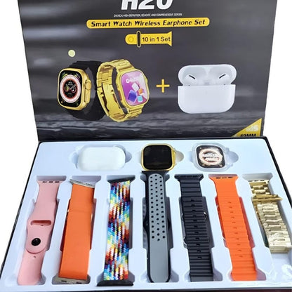H20 Ultra Smart Watch & Earbuds