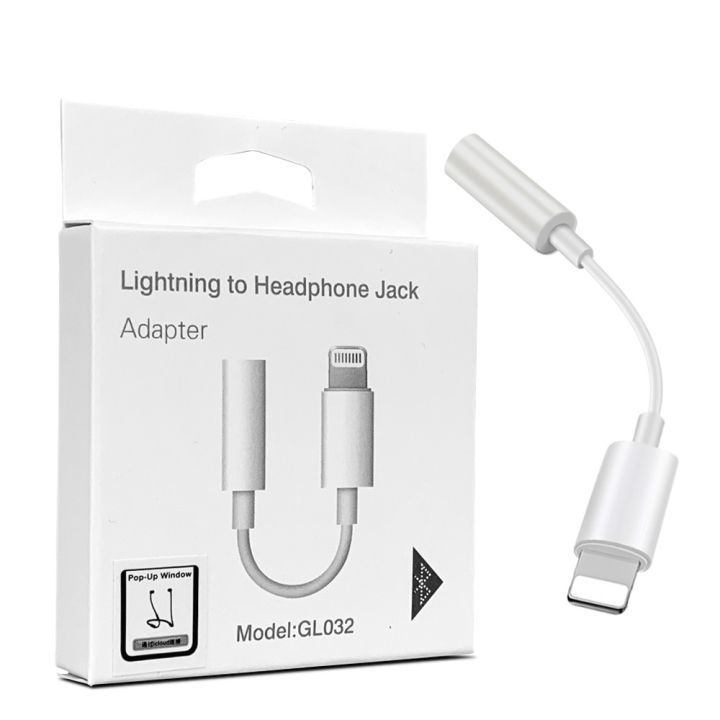 Lightning to 3.5mm Headphone Jack Adapter | Audio Cable Converter for iPhone