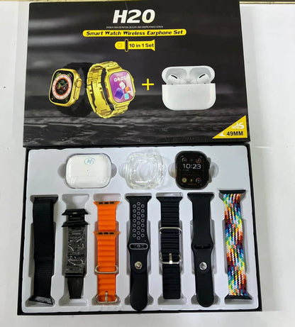 H20 Ultra Smart Watch & Earbuds