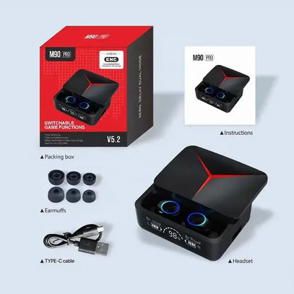 Firozvi M90 Pro TWS Wireless Bluetooth Earbuds – LED Digital Display